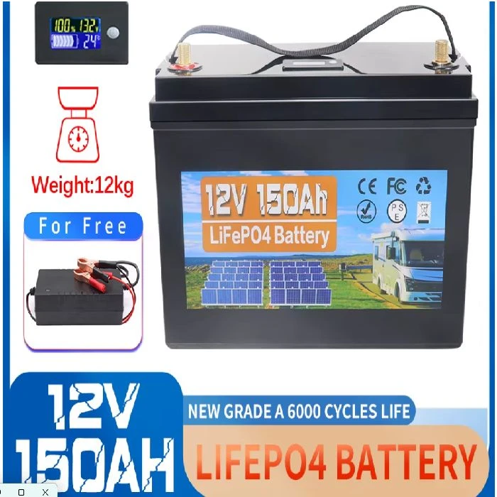LiFePO4 akumulator 12V 150Ah z BMS - 6000 ciklov